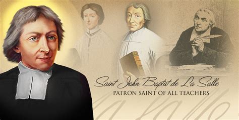 Saint Of The Month St John Baptist De La Salle April 2017 St