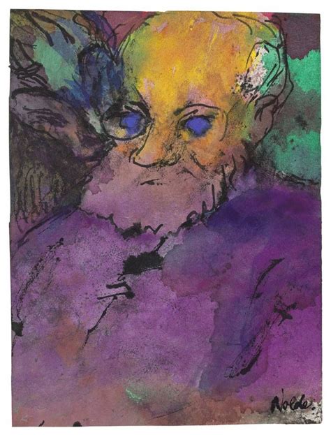 Emil Nolde Nolde Seeb Ll B Rtiger Alter Mann Mit Blauen