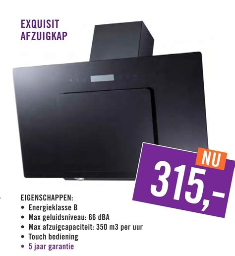 Exquisit Afzuigkap Aanbieding Bij Keukendepot