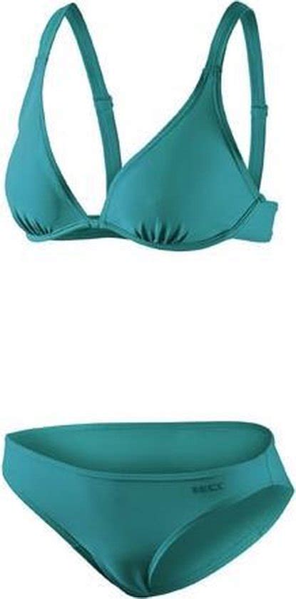 Beco Bikini B Cup Wire Bra Dames Polyamide Petrolblauw Maat 40 Bol