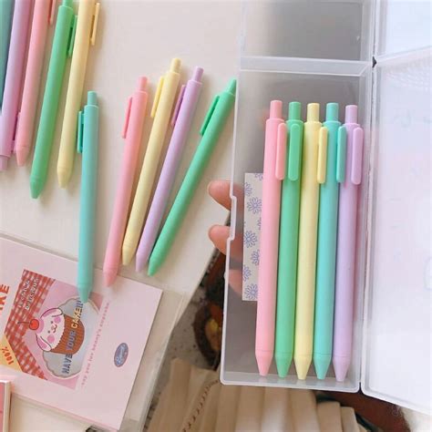 Jual Pulpen Mekanik Warna Pastel Macaron Morandi Pena Aesthetic Ridhl