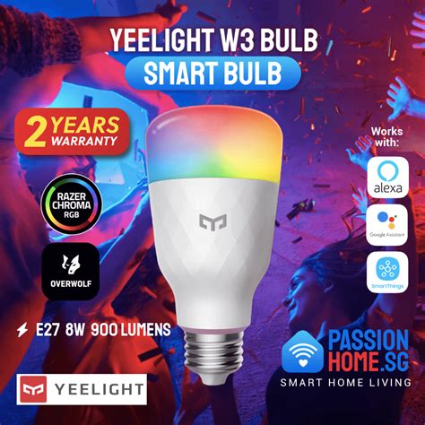 Yeelight W Multi Colour Smart Led Bulb Latest Version W