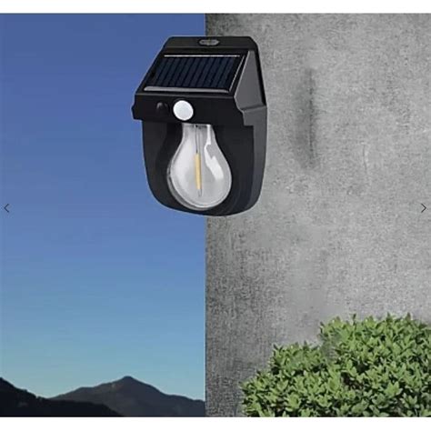 Lampa Solara De Perete Stil Bec Cu Senzor Miscare Cl Pentru