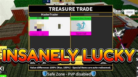 I Got Permanent Phoenix By Doing This Trade In Blox Fruits Youtube