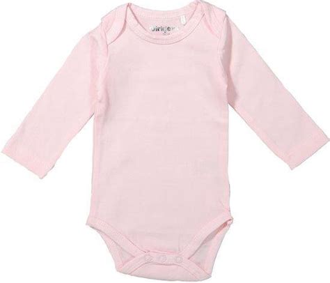 Dirkje Unisex Set 4delig Rompers Lange Mouw Roze En Wit Maat 62 68