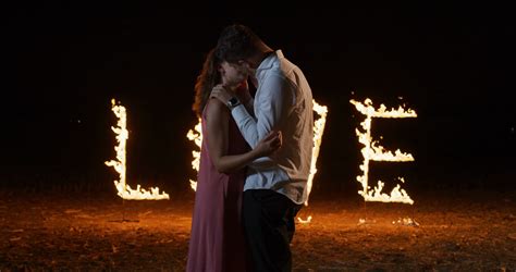 Couple Kissing At Night Stock Footage Sbv 348495902 Storyblocks