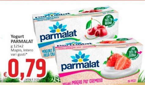 Parmalat Yogurt G X Magro Intero Vari Gusti Offerta Di Paghi Poco