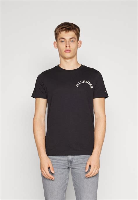 Tommy Hilfiger Monotype Back T Shirt Con Stampa Black Nero Zalando It