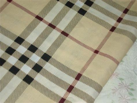 Burberry Inspired Plaid Fabric Etsy Plaid Fabric Fabric Plaid