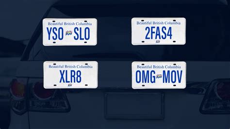 Personalized plates rejected by ICBC