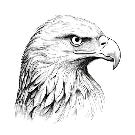 Pencil Drawings Of Eagle Heads