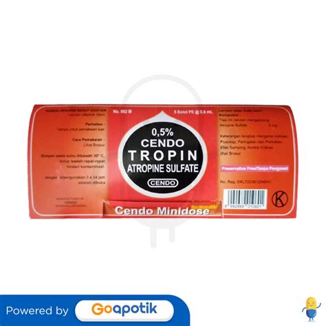 Cendo Tropin Tetes Mata Box X Ml Minidose Kegunaan Efek