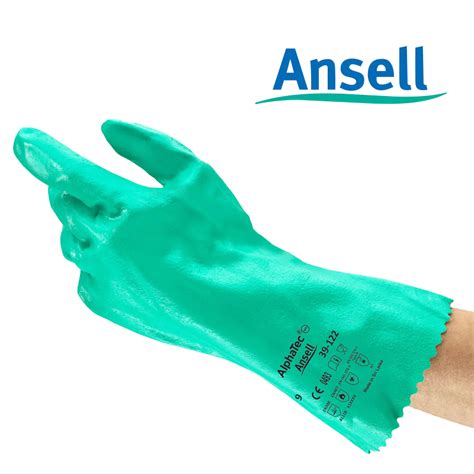 Ansell AlphaTec 39 122 Reinforced Nitrile Gloves Extended Cuff