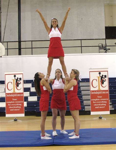 How To Do A Cheerleading Stunt Prep Or Half Elevator Intermediate