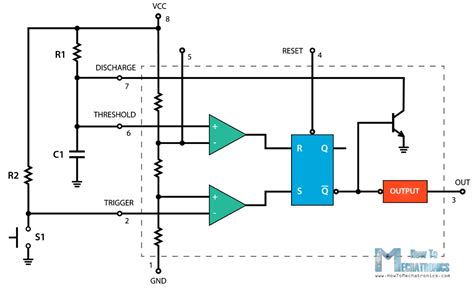 555 timer schematic symbol - Wiring Diagram and Schematics