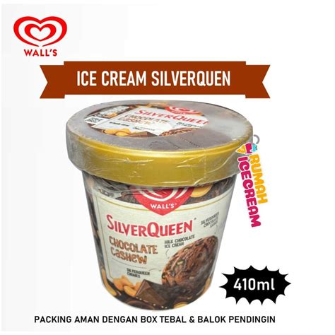 Jual Ice Cream Walls Silverqueen 410ml Shopee Indonesia