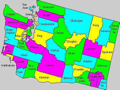 Maps of Asotin County Washington