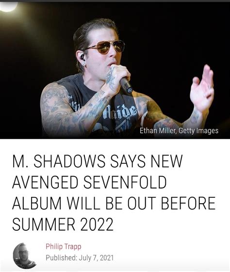 Avenged Sevenfold 2022 Album