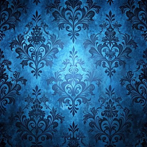 Abstract blue background of elegant dark blue vintage grunge background | Premium AI-generated image