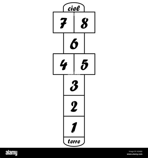 How To Draw A Hopscotch Diagram