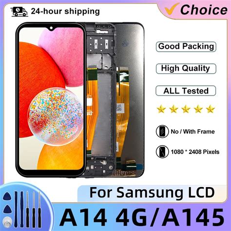 A145P For Samsung Galaxy A14 LCD Display Touch Screen Digitizer