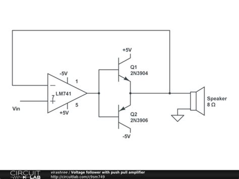 Voltage Follower Circuit Diagram