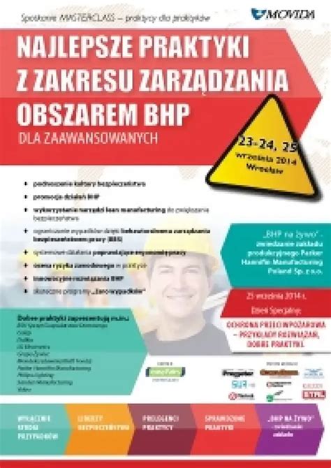 Najlepsze Praktyki Z Zakresu Zarz Dzania Obszarem Bhp Movida