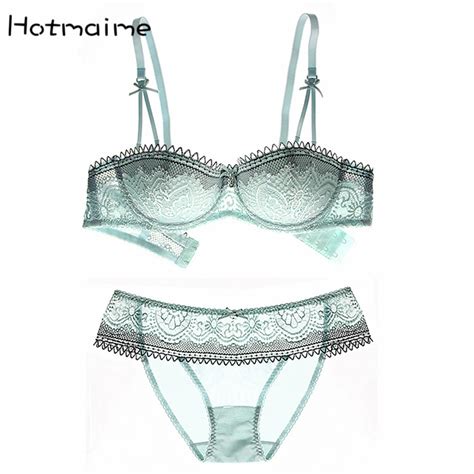 New2017 Sexy Thin Lace Bra Summer Womens Sexy Underwear Set Small Push