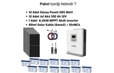 Off Grid Solar Paket Sistemler Teknovayon Arge G Ne Enerjisi Ba Evi