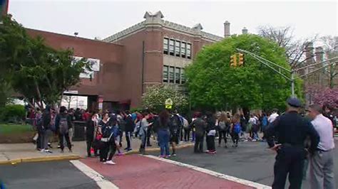 Bayonne High School students walk out to protest 300 layoffs amid budget crisis - ABC7 New York