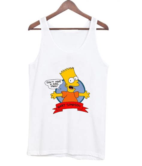 Bart Simpson Don't Have a Cow Tanktop - teenamycs