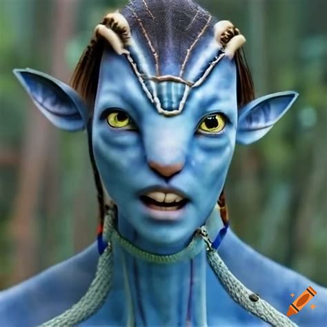 Navi From The Movie Avatar Full Body Design On Craiyon