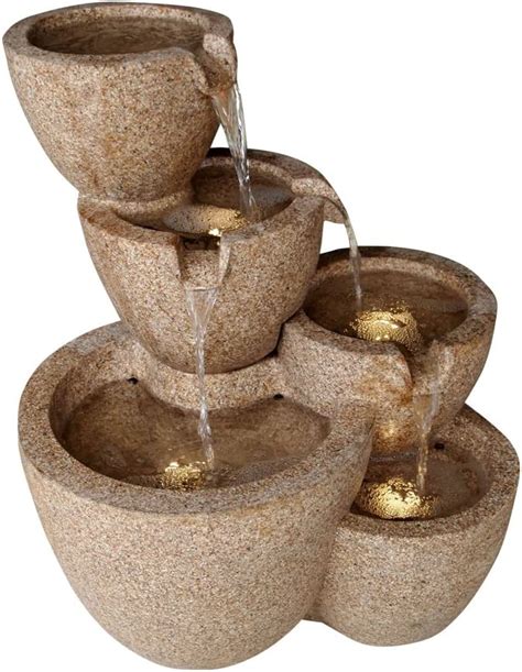 Amazon Jeco Fcl Muiti Pots Sandstone Outdoor Indoor Water