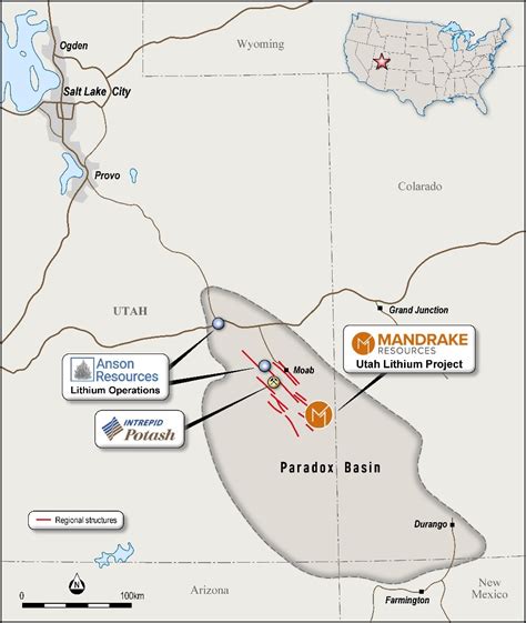 Utah Lithium Project Mandrake Resources