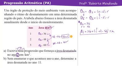 PROGRESSÃO ARITMÉTICA AULA 5 TERMO GERAL da PA EXERCÍCIO