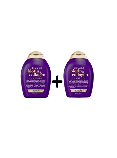 Organix Biotin And Collagen Shampoo 385 Ml Full Dolgunlaştırıcı Ve Uzatıcı Şampuan X 2 Fiyatı Ve