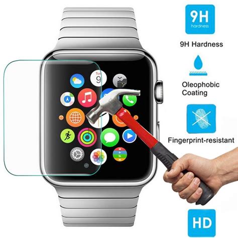 Premium H Real Tempered Glass Screen Protector For Apple Watch Mm