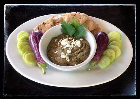 Grilled Eggplant Baba Ghanoush - Healthy Eating 101