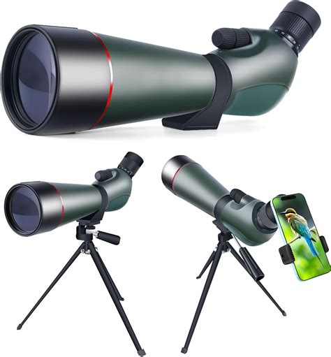 Amazon.com: 20-60x80 Spotting Scopes with Tripod & Phone Adapter
