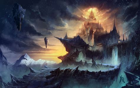 Another World World Wallpaper Digital Painting Fantasy World