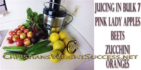 JUICING IN BULK 7 ChristiansWeightSuccess Net Zucchini Pink Lady