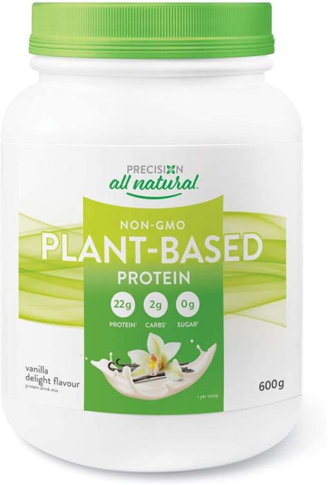 All Natural Vegetarian Protein Powder - Vanilla Precision - Bodycrafters