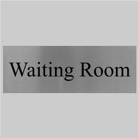 Waiting Room Sign