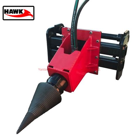 Hydraulic Log Splitter For Excavator Skid Steer Cone Splitter And