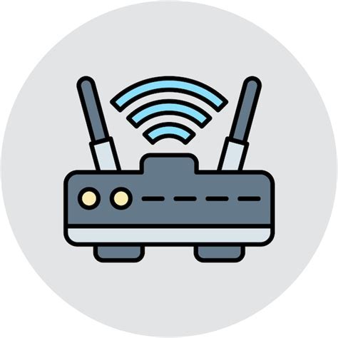 Premium Vector Wifi Router Vector Illustration Style