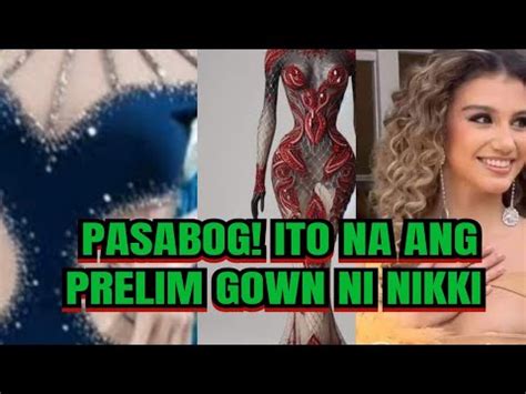 Pasabog Ito Na Ang Evening Long Gown Ni Nikki De Moura Sa Miss Grand