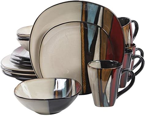 Amazon Gibson Elite Althea Piece Reactive Glaze Dinnerware