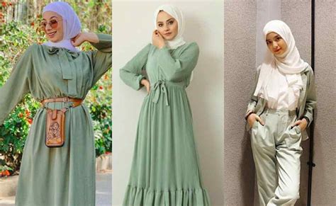 Warna Kerudung Yang Cocok Untuk Baju Hijau Mint