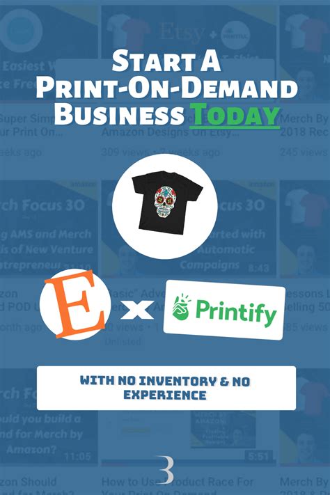 Printify And Etsy Start A Print On Demand T Shirt Business Walkthrough