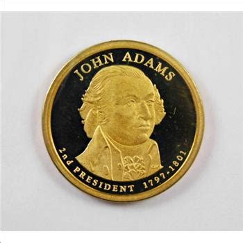 S Proof John Adams Commemorative Presidential Dollar Dcam